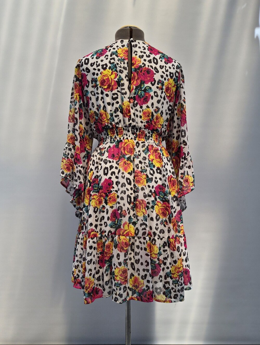 Torrid x Betsey Johnson Collab Limited Edition Leopard Floral Dress Size 1 1x - Picture 4 of 15